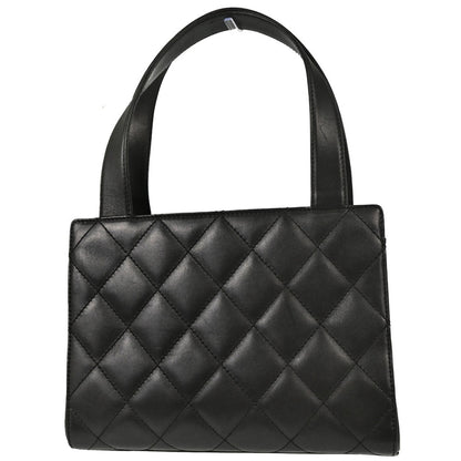 Chanel 2001-2003 Black Lambskin Tote Handbag