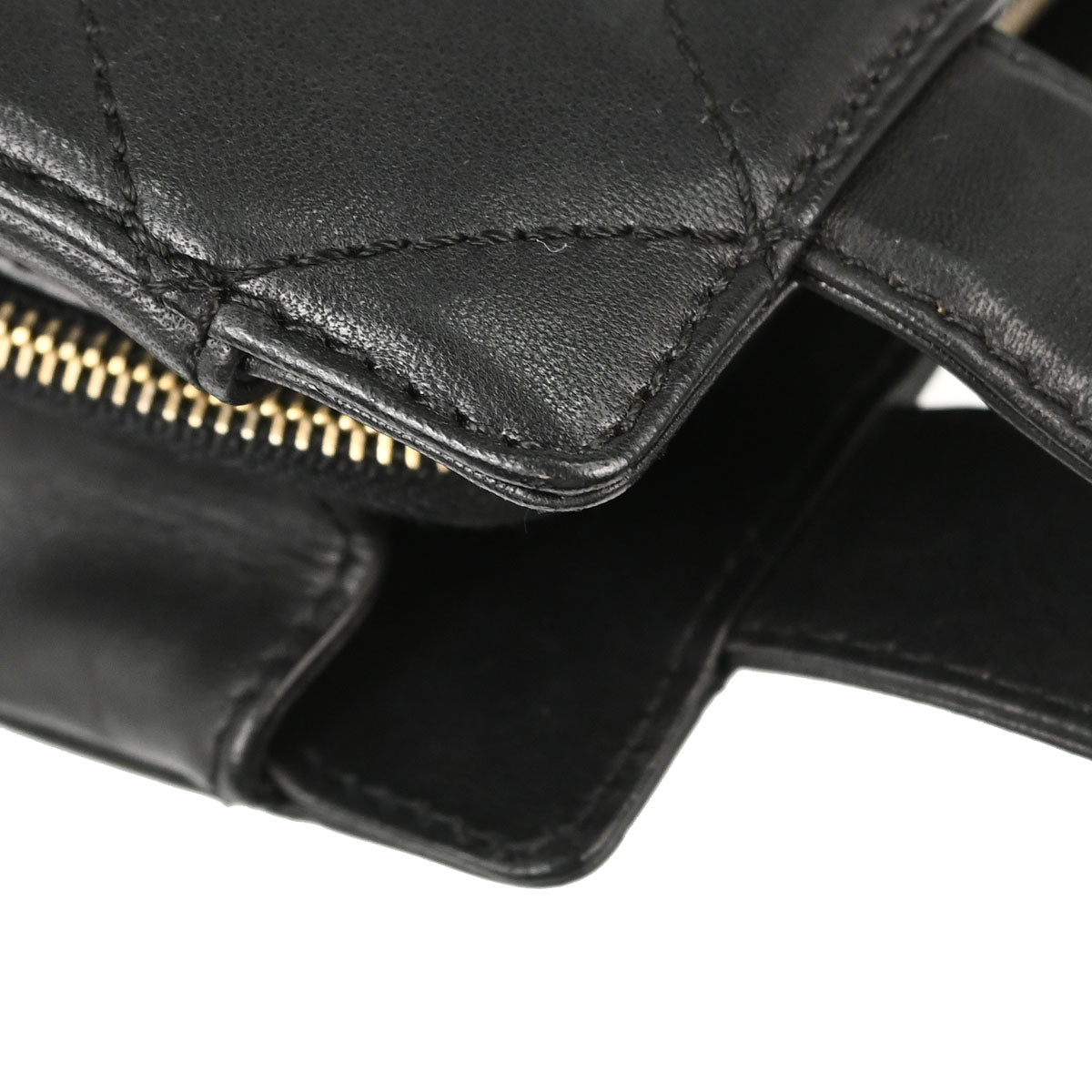 Chanel 2001-2003 Black Lambskin Tote Handbag