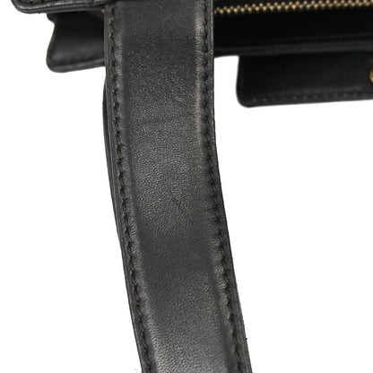 Chanel 2001-2003 Black Lambskin Tote Handbag