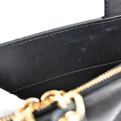 Chanel 2001-2003 Black Lambskin Tote Handbag
