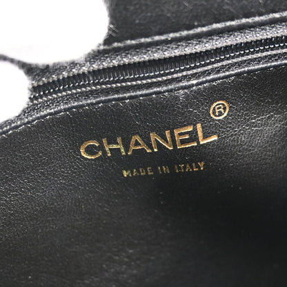 Chanel 2001-2003 Black Lambskin Tote Handbag
