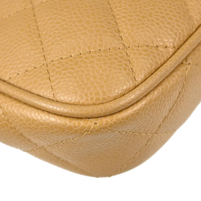 Chanel Beige Caviar Skin Handbag