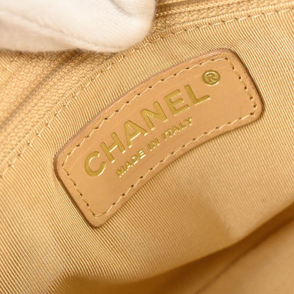 Chanel Beige Caviar Skin Handbag
