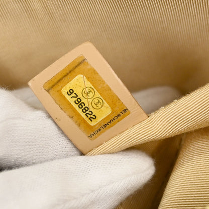 Chanel Beige Caviar Skin Handbag