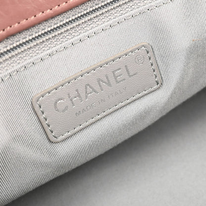 Chanel 2013-2014 Pink Deerskin Executive Cerf Tote Bag