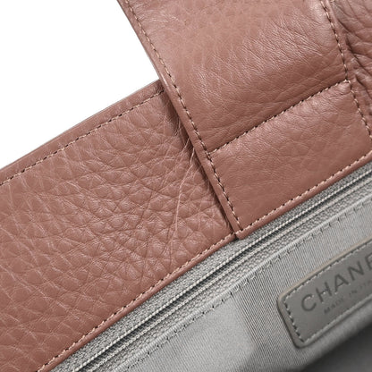 Chanel 2013-2014 Pink Deerskin Executive Cerf Tote Bag