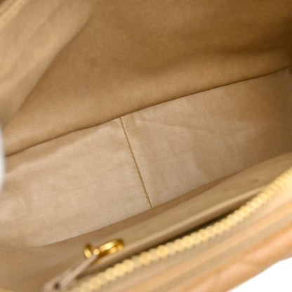 Chanel 1991-1994 Beige Caviar Skin Shoulder Bag