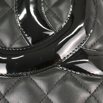 Chanel 2005-2006 Black Calfskin Cambon Ligne Tote Handbag