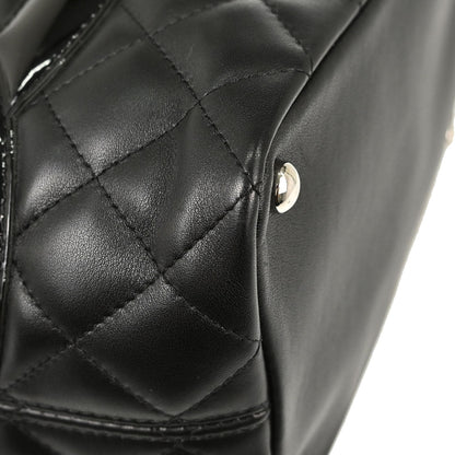 Chanel 2005-2006 Black Calfskin Cambon Ligne Tote Handbag