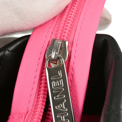 Chanel 2005-2006 Black Calfskin Cambon Ligne Tote Handbag