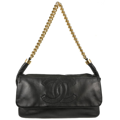 Chanel 2008-2009 Black Lambskin Rodeo Drive Shoulder Bag