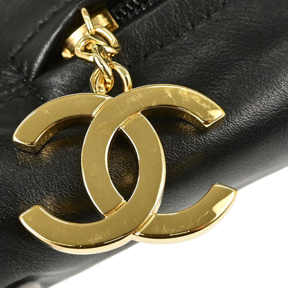 Chanel 2008-2009 Black Lambskin Rodeo Drive Shoulder Bag