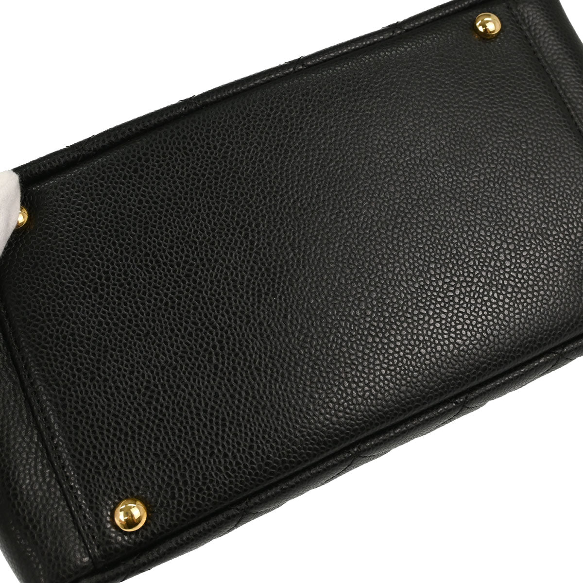 Chanel 2008-2009 Black Caviar Skin Petite Timeless Tote PTT Chain Handbag