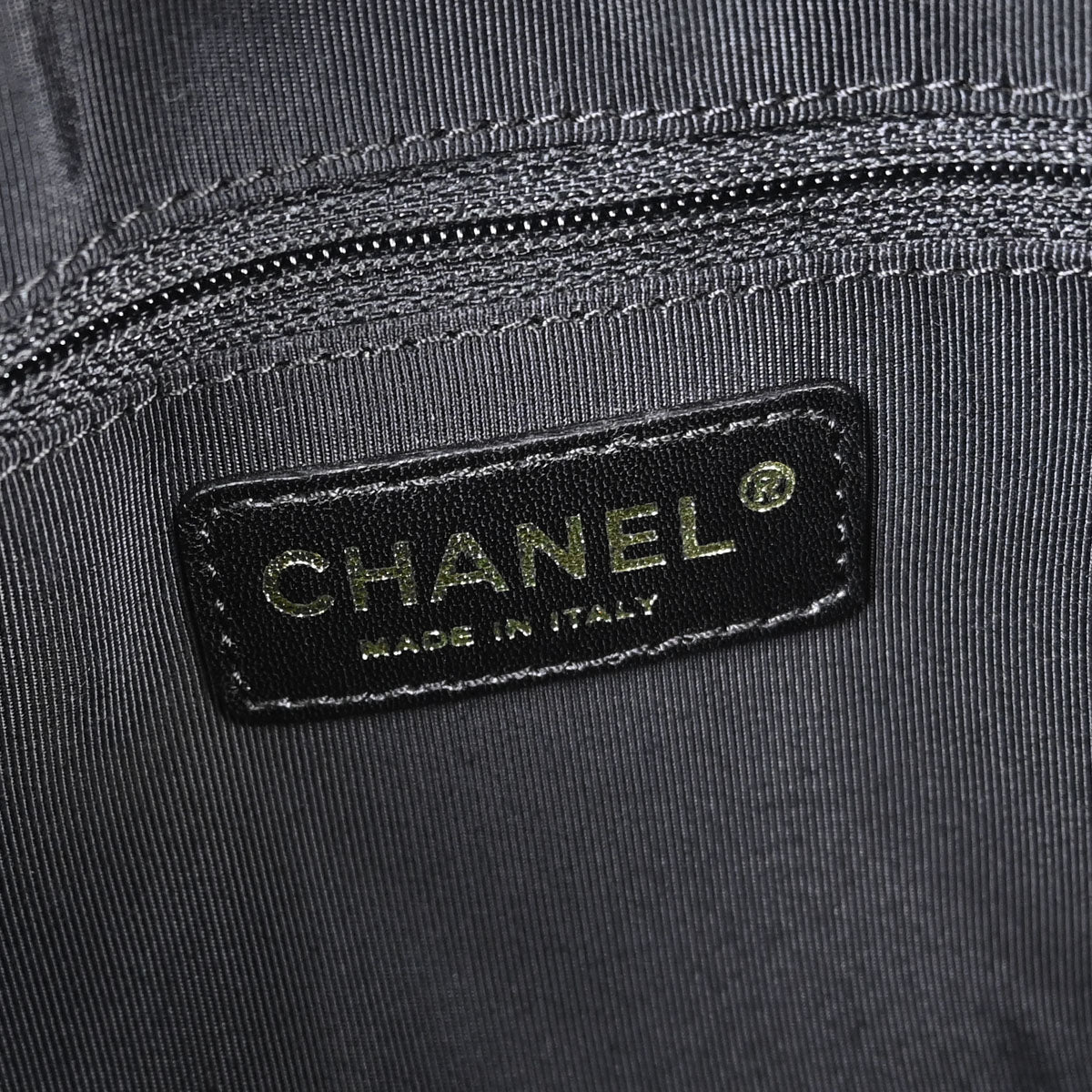 Chanel 2008-2009 Black Caviar Skin Petite Timeless Tote PTT Chain Handbag