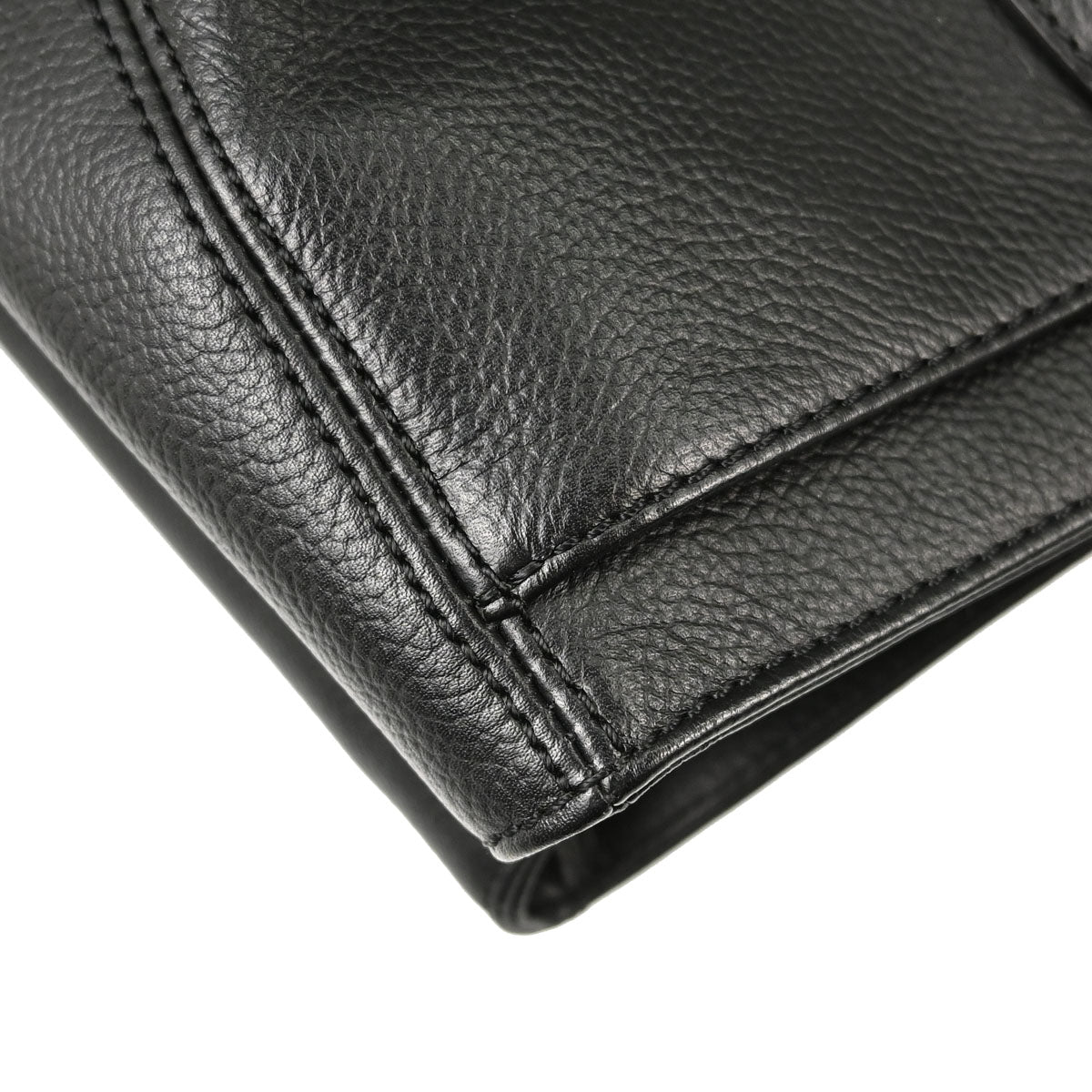 Chanel Black Calfskin Executive Cerf 2way Shoulder Tote Bag