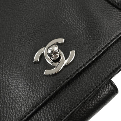 Chanel Black Calfskin Executive Cerf 2way Shoulder Tote Bag