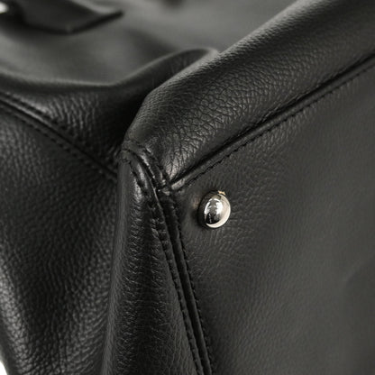Chanel Black Calfskin Executive Cerf 2way Shoulder Tote Bag
