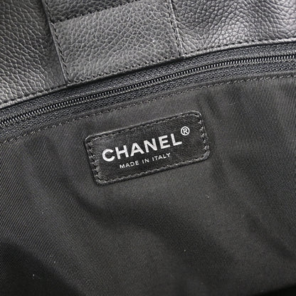 Chanel Black Calfskin Executive Cerf 2way Shoulder Tote Bag