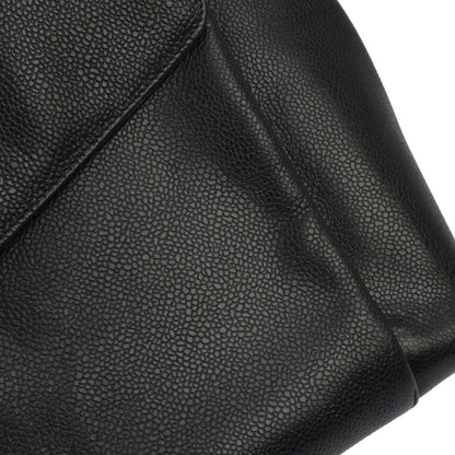 Chanel Black Caviar Skin Tote Shoulder Bag