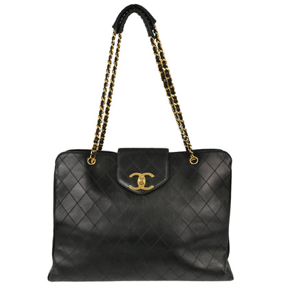 Chanel Black Lambskin Bicolore Supermodel Shoulder Bag
