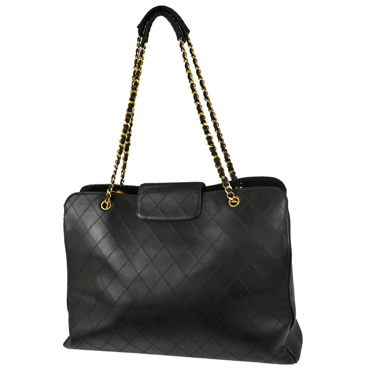 Chanel Black Lambskin Bicolore Supermodel Shoulder Bag