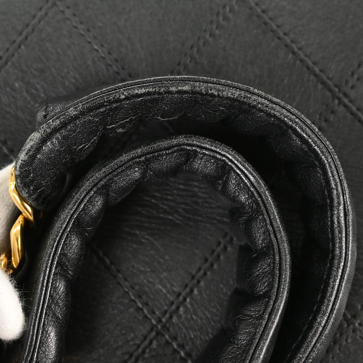 Chanel Black Lambskin Bicolore Supermodel Shoulder Bag