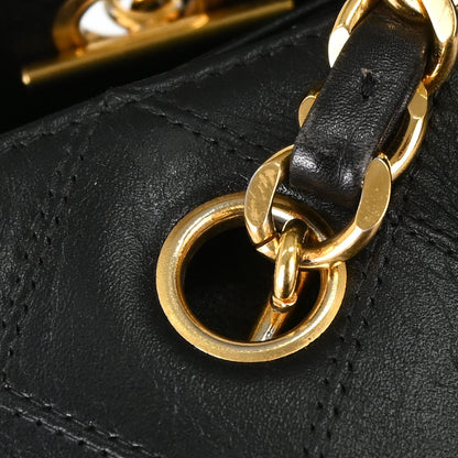 Chanel Black Lambskin Bicolore Supermodel Shoulder Bag