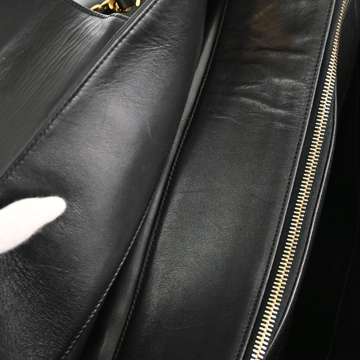 Chanel Black Lambskin Bicolore Supermodel Shoulder Bag