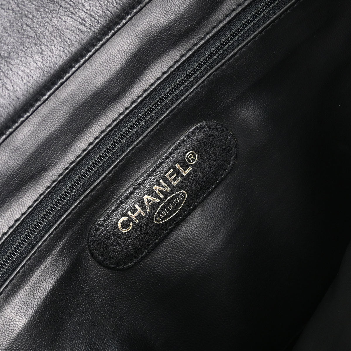 Chanel Black Lambskin Bicolore Supermodel Shoulder Bag
