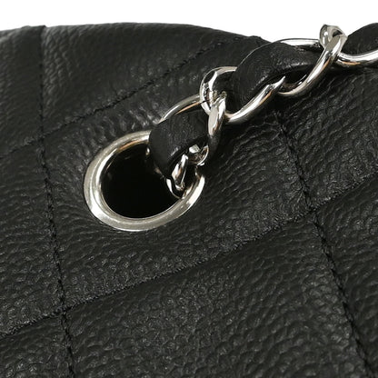Chanel Black Caviar Skin Tote Chain Handbag