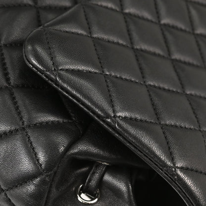 Chanel 2016-2017 Black Lambskin Urban Spirit Backpack