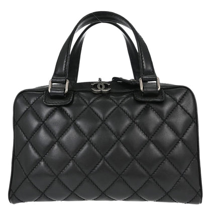 Chanel 2006-2008 Black Calfskin Wild Stitch Handbag