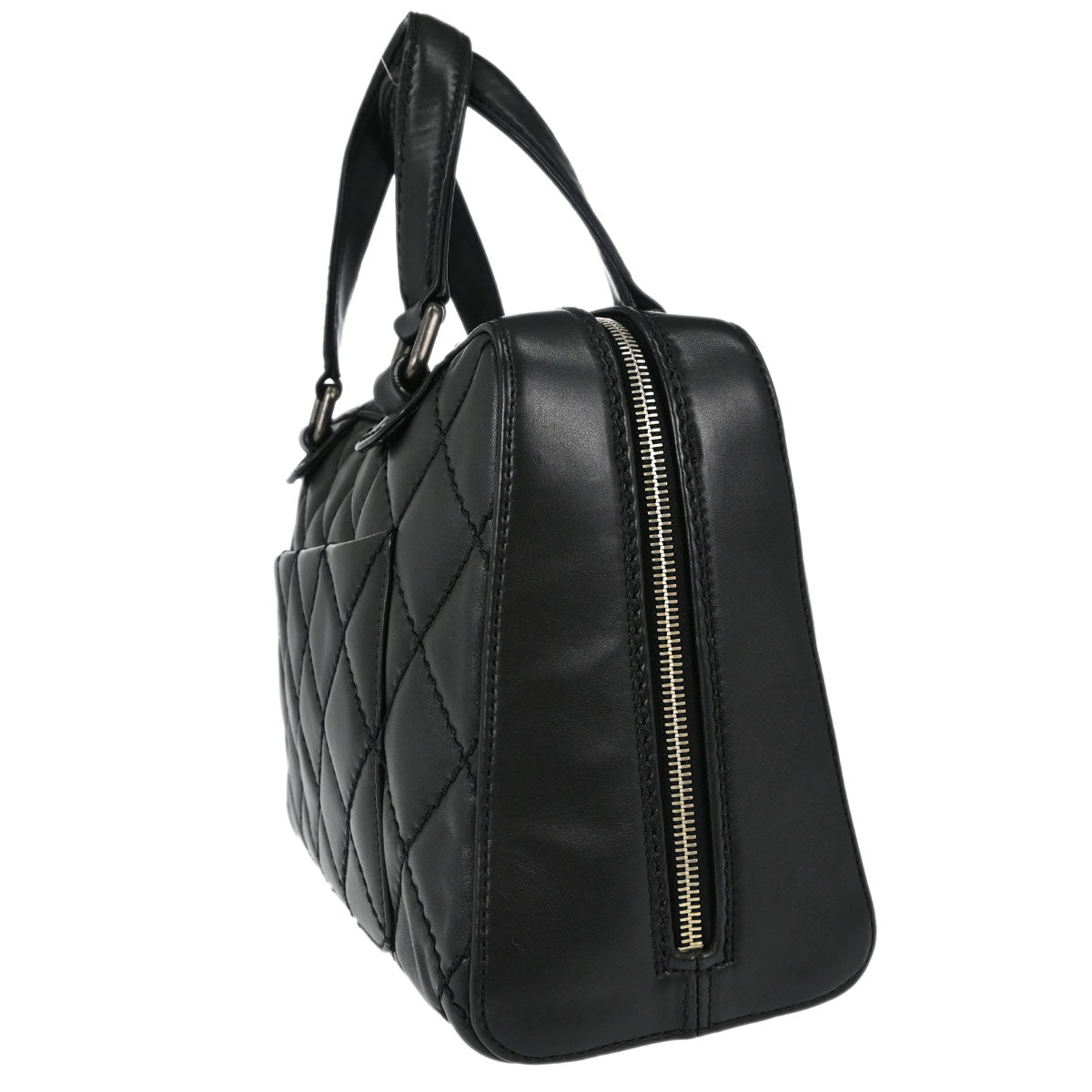 Chanel 2006-2008 Black Calfskin Wild Stitch Handbag