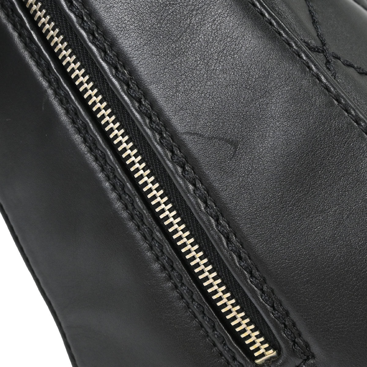 Chanel 2006-2008 Black Calfskin Wild Stitch Handbag