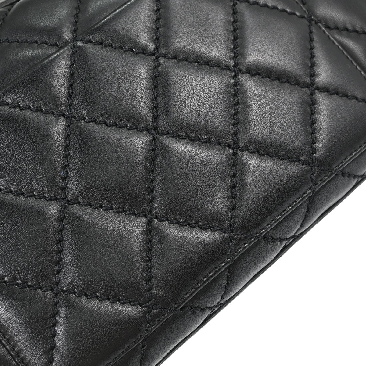 Chanel 2006-2008 Black Calfskin Wild Stitch Handbag