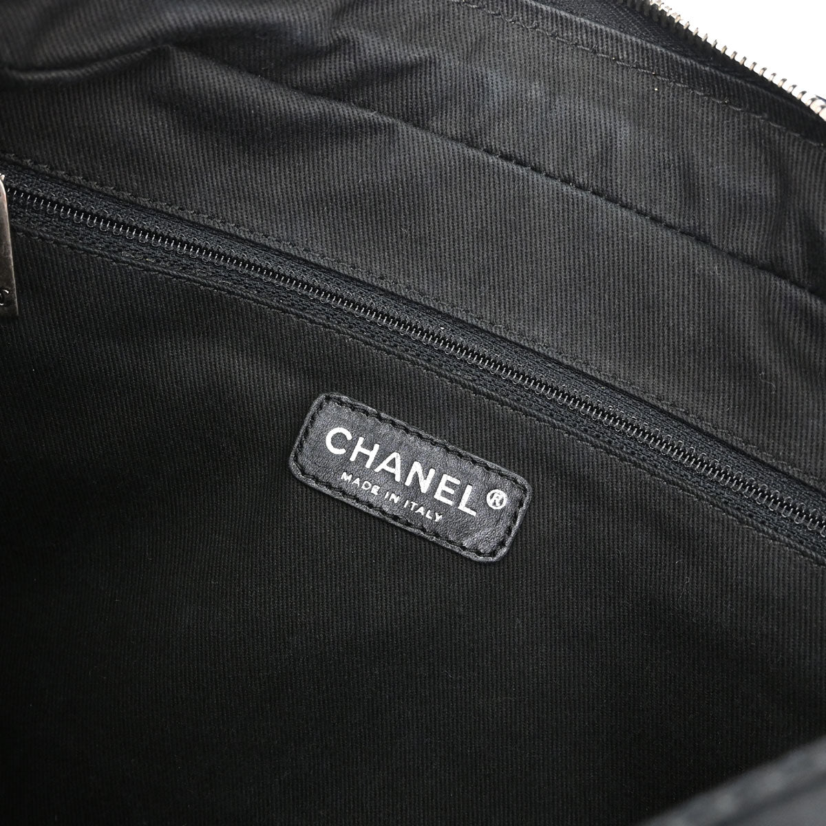 Chanel 2006-2008 Black Calfskin Wild Stitch Handbag