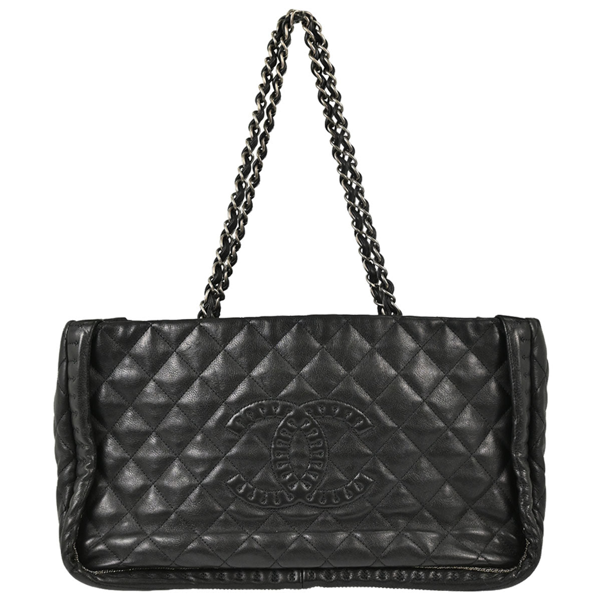 Chanel 2011 Black Calfskin Paris-Byzance Istanbul Tote Handbag