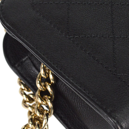 Chanel 2016-2017 Black Calfskin Label Click 2way Shoulder Handbag