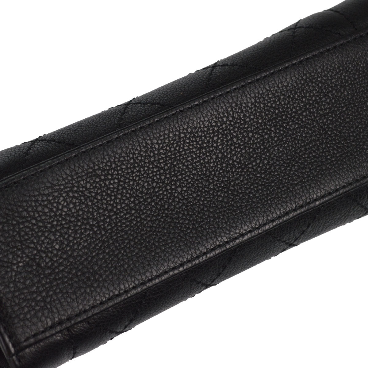 Chanel 2016-2017 Black Calfskin Label Click 2way Shoulder Handbag