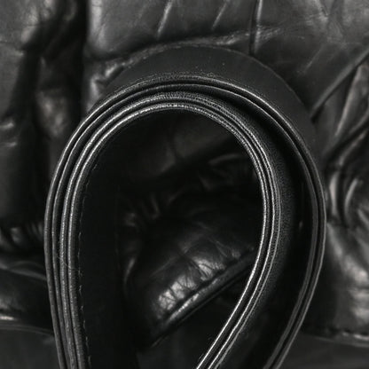 Chanel 2005-2006 Black Lambskin Paris-New York Handbag