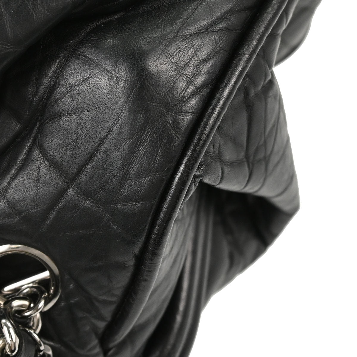 Chanel 2005-2006 Black Lambskin Paris-New York Handbag