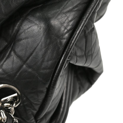 Chanel 2005-2006 Black Lambskin Paris-New York Handbag
