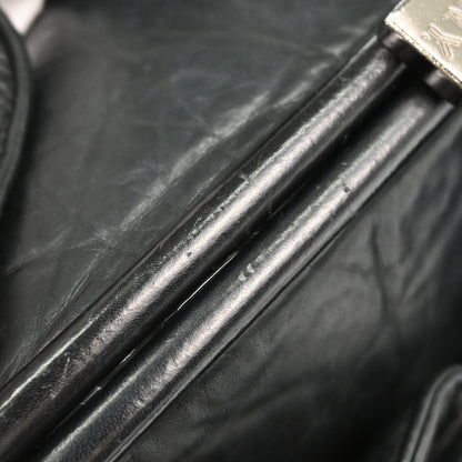 Chanel 2005-2006 Black Lambskin Paris-New York Handbag