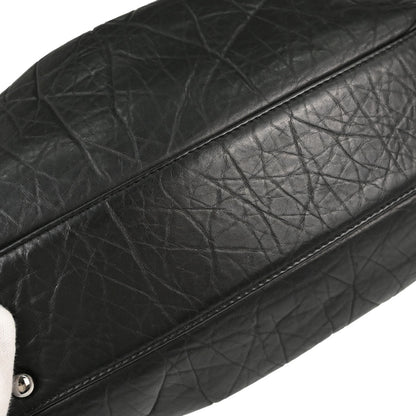 Chanel 2005-2006 Black Lambskin Paris-New York Handbag