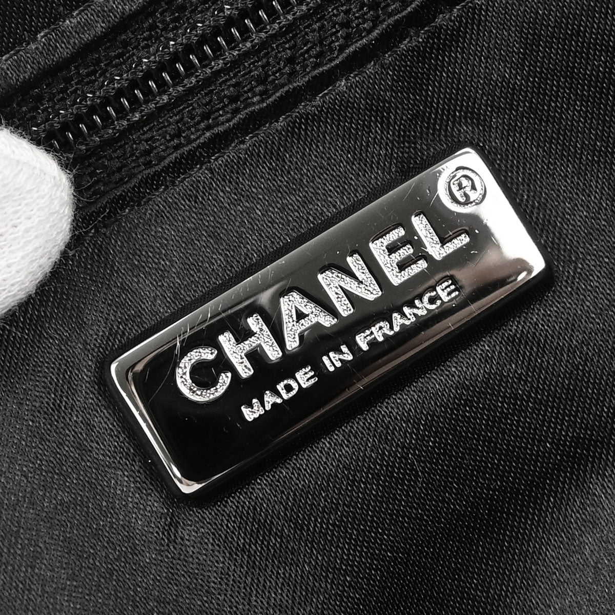 Chanel 2005-2006 Black Lambskin Paris-New York Handbag