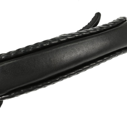 Chanel 2008-2009 Black Lambskin Ruffled Handbag