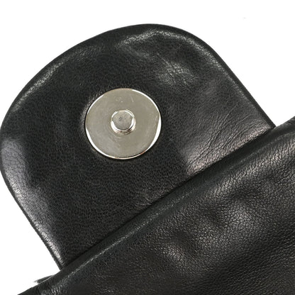 Chanel 2008-2009 Black Lambskin Ruffled Handbag