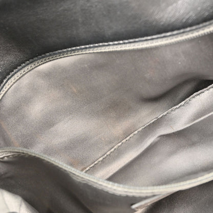 Chanel 2008-2009 Black Lambskin Ruffled Handbag