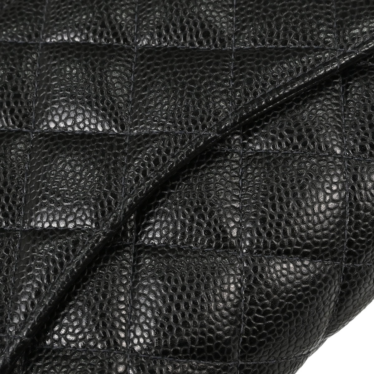 Chanel Black Caviar Skin Mini Classic Square Flap Shoulder Bag 17