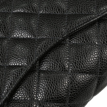 Chanel Black Caviar Skin Mini Classic Square Flap Shoulder Bag 17